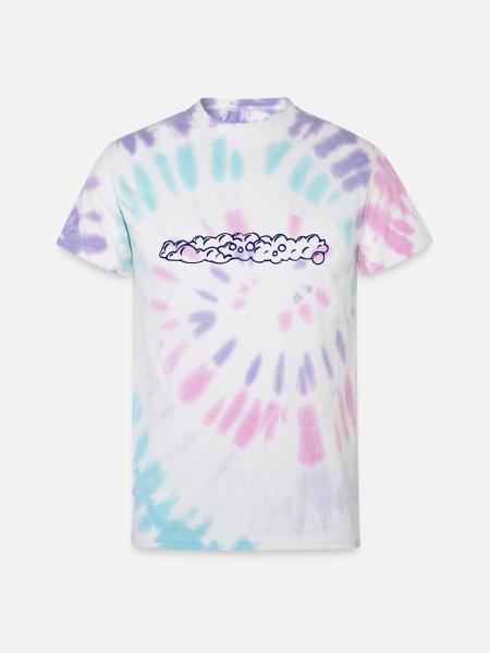 Soap Bubbles - Unisex Tie Dye T-Shirt - Pastel Spiral