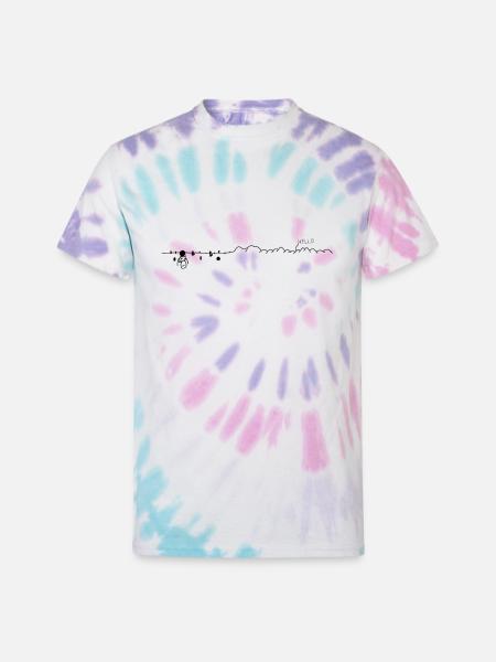 From Far Away - Unisex Tie Dye T-Shirt - Pastel Spiral