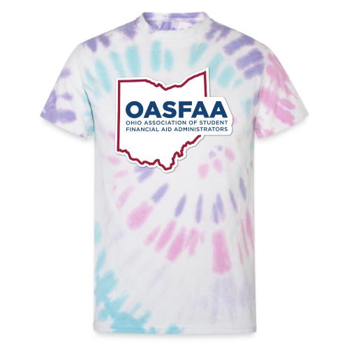 OASFAA Logo Color Cutout - Unisex Tie Dye T-Shirt