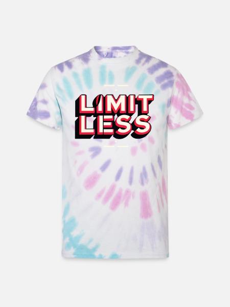 Limitless - Unisex Tie Dye T-Shirt - Pastel Spiral