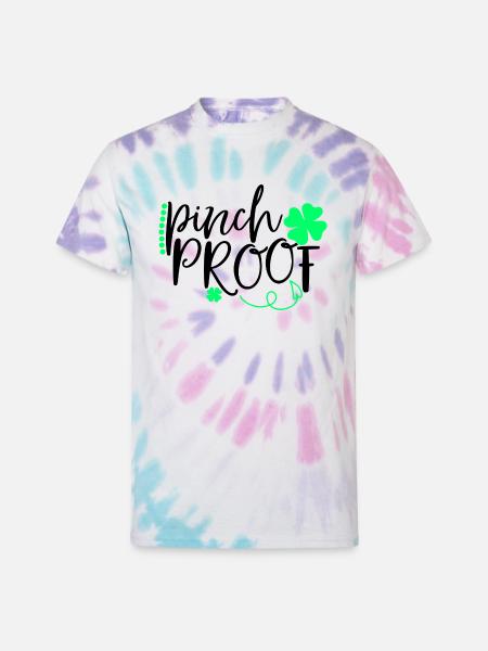 Pinch Proof - Unisex Tie Dye T-Shirt - Pastel Spiral