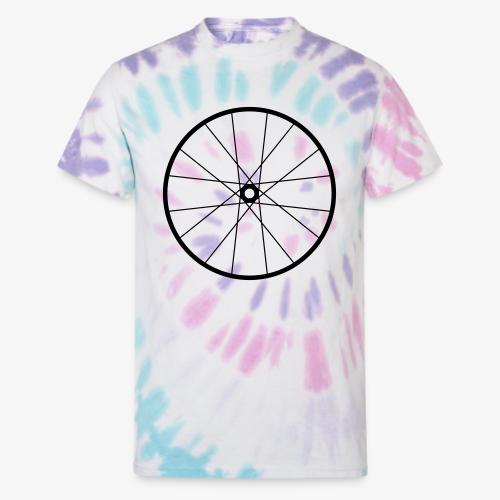 Bicycle Wheel - Unisex Tie Dye T-Shirt
