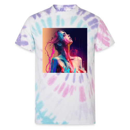 Taking in a Moment - Emotionally Fluid Collection - Unisex Tie Dye T-Shirt