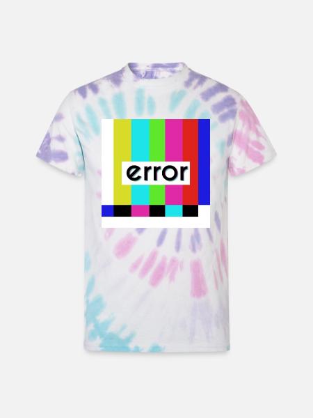 Error humor - Unisex Tie Dye T-Shirt - Pastel Spiral