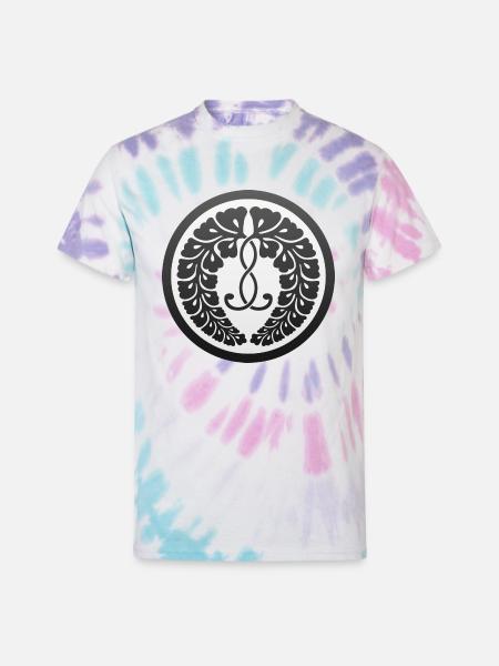 Tsuhima Fujiwara Clan - Unisex Tie Dye T-Shirt - Pastel Spiral