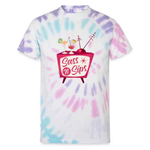 SassnSips simple - Unisex Tie Dye T-Shirt