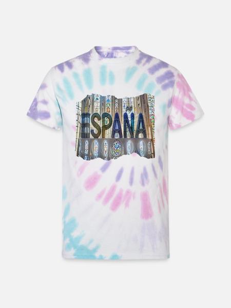 ESPAÑA 24 1 - Unisex Tie Dye T-Shirt - Pastel Spiral