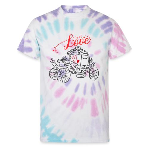 Heartfelt Love T-Shirts for Couples - Unisex Tie Dye T-Shirt