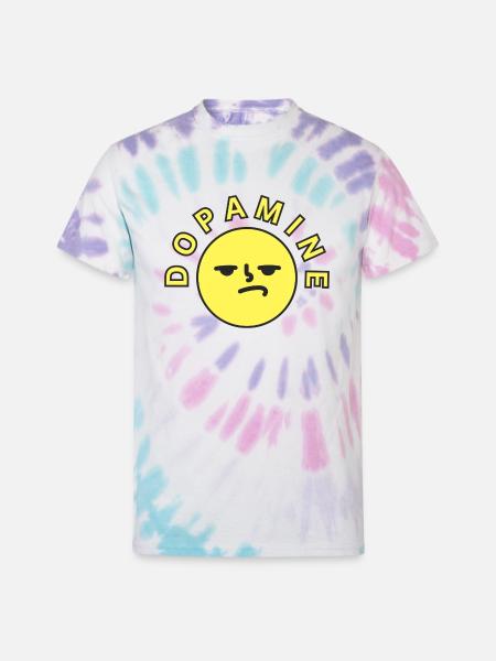 DOPAMINE - Unisex Tie Dye T-Shirt - Pastel Spiral