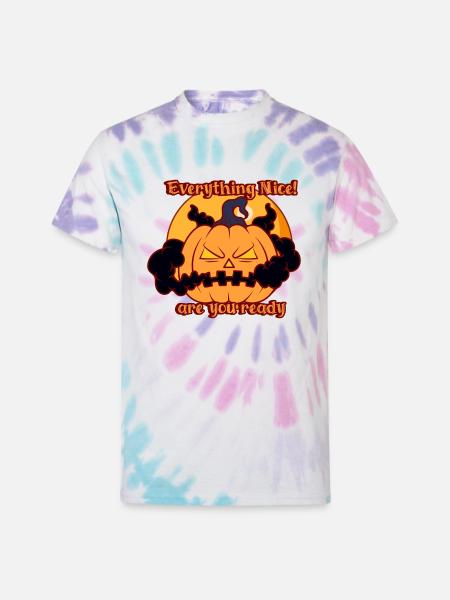 Halloween-everything nice - Unisex Tie Dye T-Shirt - Pastel Spiral