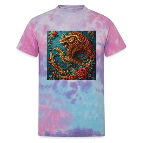 Fantasy souvenirs, regional Mexican designs - Unisex Tie Dye T-Shirt