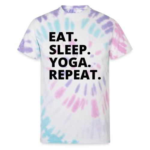Eat Sleep Yoga: Yoga Apparel & Mindful Merch - Unisex Tie Dye T-Shirt