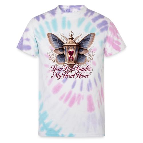 Your Light Guides My Heart HomeGifts T-Shirt - Unisex Tie Dye T-Shirt