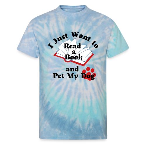 Book Dog - Unisex Tie Dye T-Shirt