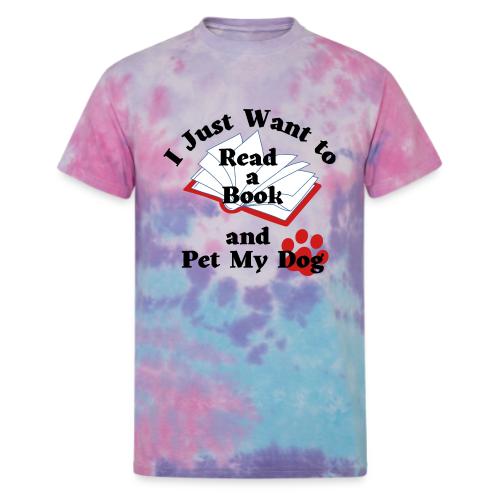 Book Dog - Unisex Tie Dye T-Shirt