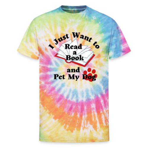 Book Dog - Unisex Tie Dye T-Shirt