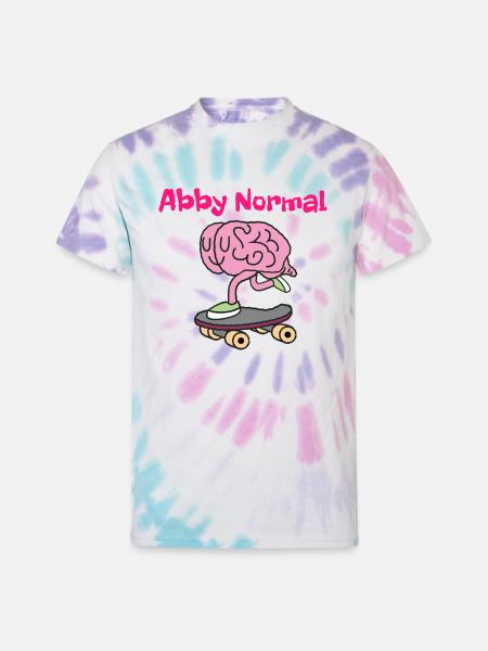 Abby Normal Brainskating - Unisex Tie Dye T-Shirt - Pastel Spiral