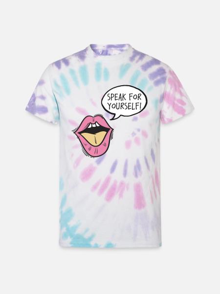 Speak For Yourself - Unisex Tie Dye T-Shirt - Pastel Spiral
