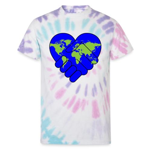 World United in Love - Unisex Tie Dye T-Shirt