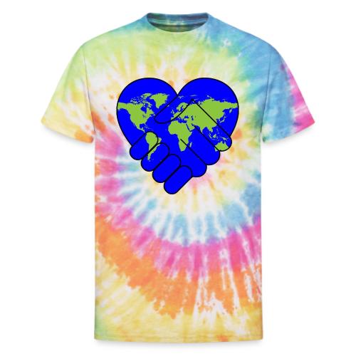 World United in Love - Unisex Tie Dye T-Shirt
