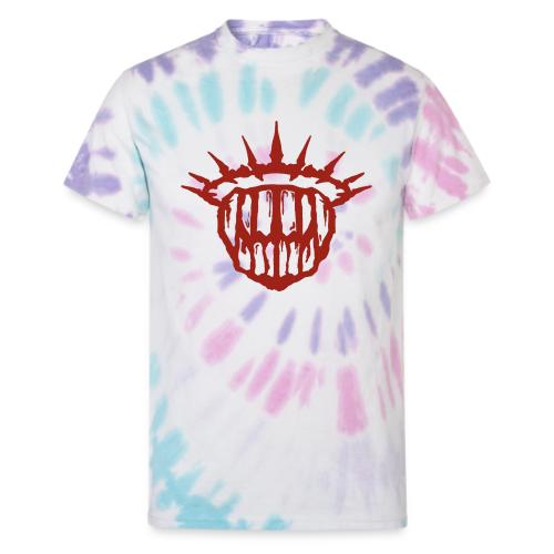 Teeth Of The Divine Sigil RED - Unisex Tie Dye T-Shirt