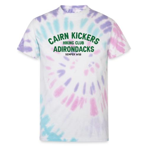 Semper Wild Cairn Kickers Hiking Club - Unisex Tie Dye T-Shirt