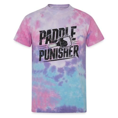Funny Pickleball: Paddle Punisher Incoming - Unisex Tie Dye T-Shirt