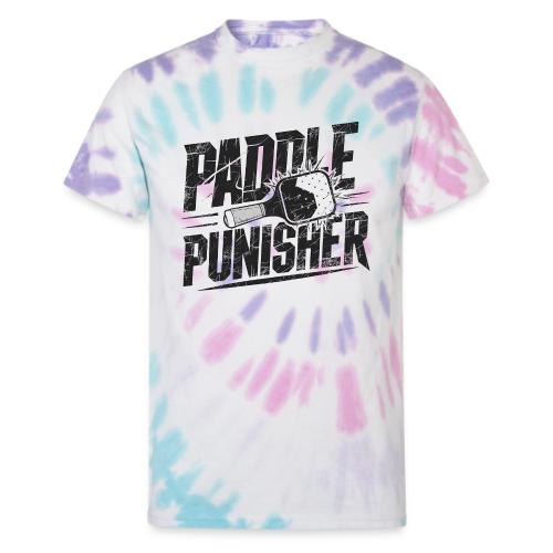 Funny Pickleball: Paddle Punisher Incoming - Unisex Tie Dye T-Shirt