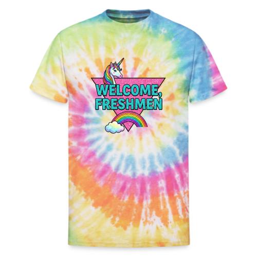 Welcome, Freshmen - Unisex Tie Dye T-Shirt
