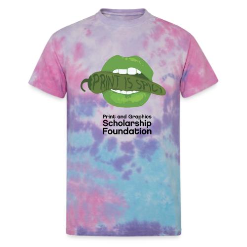 2024 T-Shirt Contest College Winner Print is Spicy - Unisex Tie Dye T-Shirt