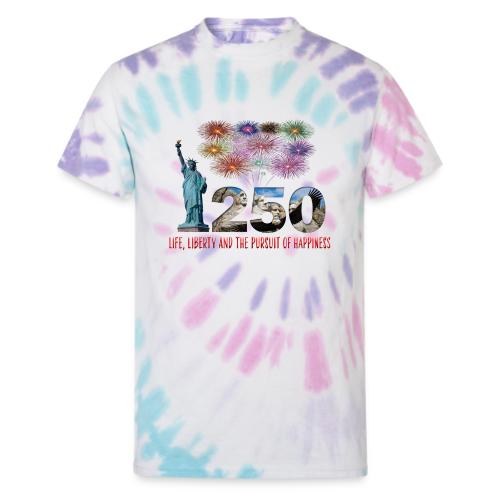 250 Years USA - Unisex Tie Dye T-Shirt
