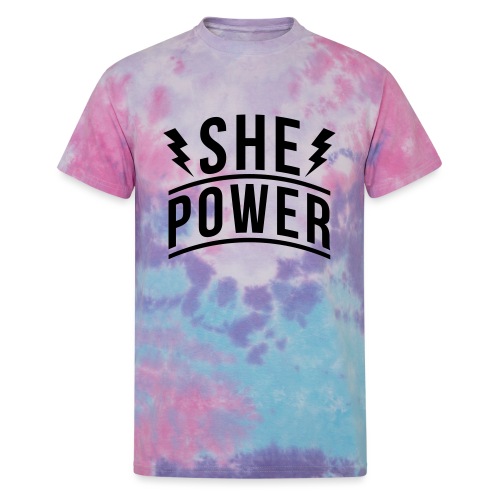 She Power - Unisex Tie Dye T-Shirt