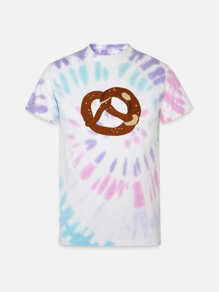 Pretzel - Unisex Tie Dye T-Shirt - Pastel Spiral