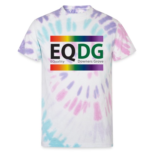 EQDG logo - Unisex Tie Dye T-Shirt