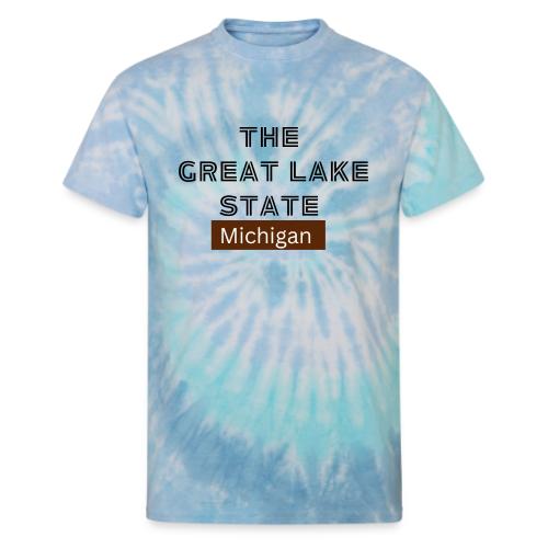 The Great Lake State. Michigan - Unisex Tie Dye T-Shirt