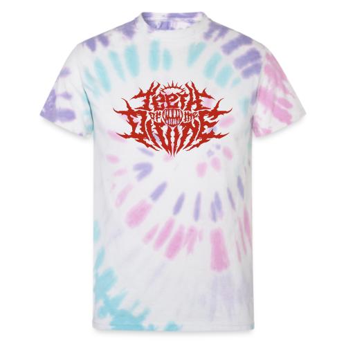 Teeth Of The Divine Logo RED - Unisex Tie Dye T-Shirt