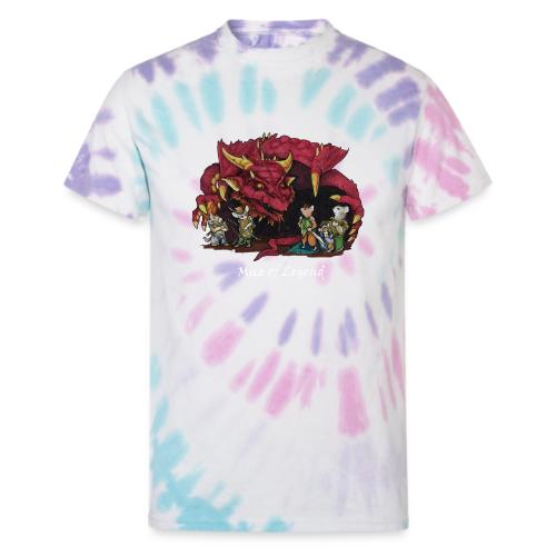 Red Dragon Encounter - Unisex Tie Dye T-Shirt