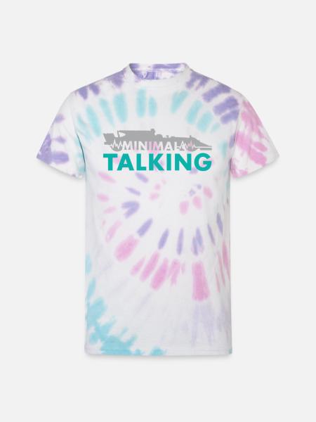 Minimal Talking - Unisex Tie Dye T-Shirt - Pastel Spiral