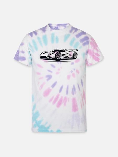 Velocity GT - Unisex Tie Dye T-Shirt - Pastel Spiral