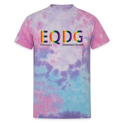 EQDG text - Unisex Tie Dye T-Shirt