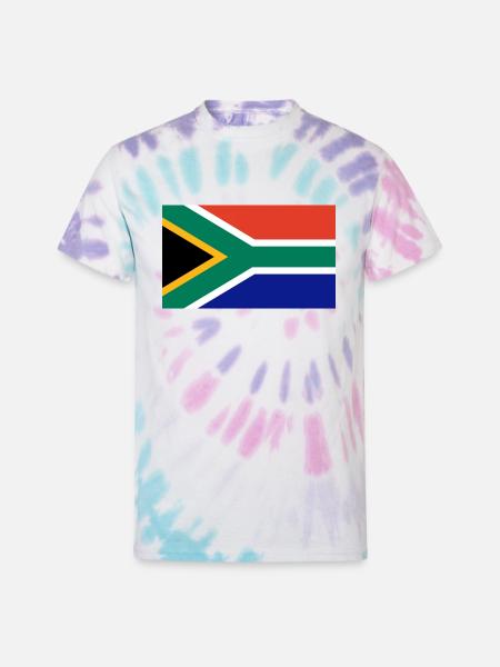 South Africa - Unisex Tie Dye T-Shirt - Pastel Spiral