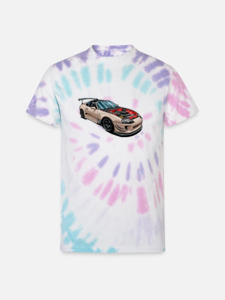 Toyota supra mk4 - Unisex Tie Dye T-Shirt - Pastel Spiral