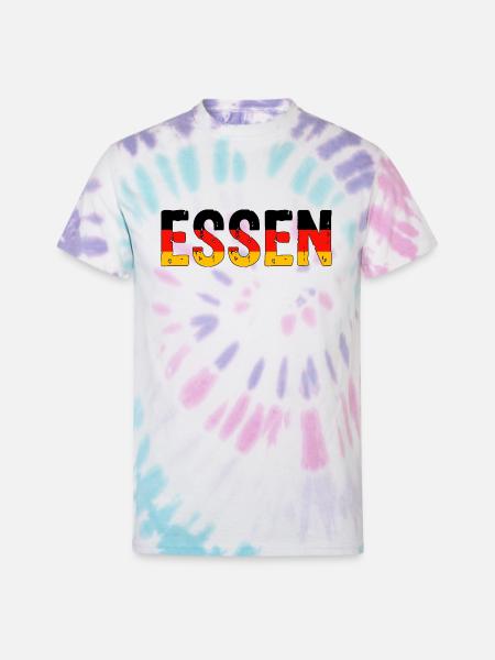 Essen Germany - Unisex Tie Dye T-Shirt - Pastel Spiral