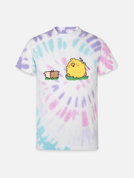 Bread Hunting - Unisex Tie Dye T-Shirt - Pastel Spiral
