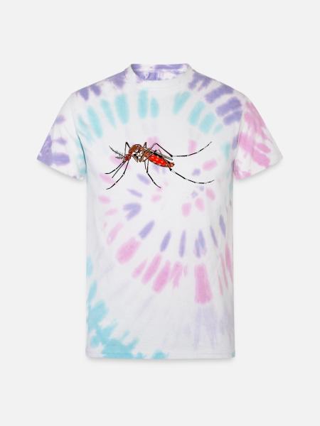 mosquito - Unisex Tie Dye T-Shirt - Pastel Spiral
