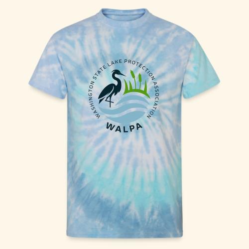 Circular Logo With Text No Background - Unisex Tie Dye T-Shirt