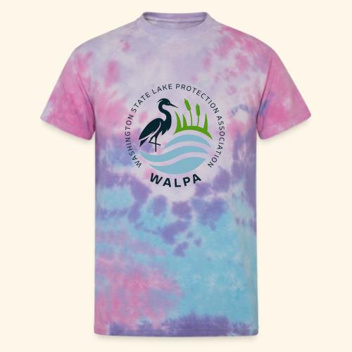 Circular Logo With Text No Background - Unisex Tie Dye T-Shirt