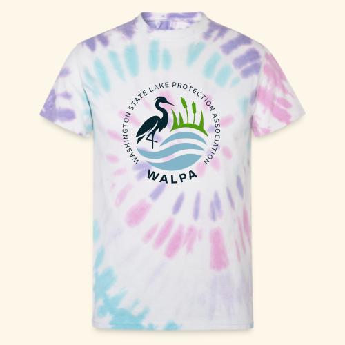 Circular Logo With Text No Background - Unisex Tie Dye T-Shirt