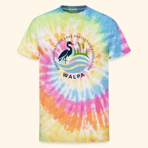 Circular Logo With Text No Background - Unisex Tie Dye T-Shirt