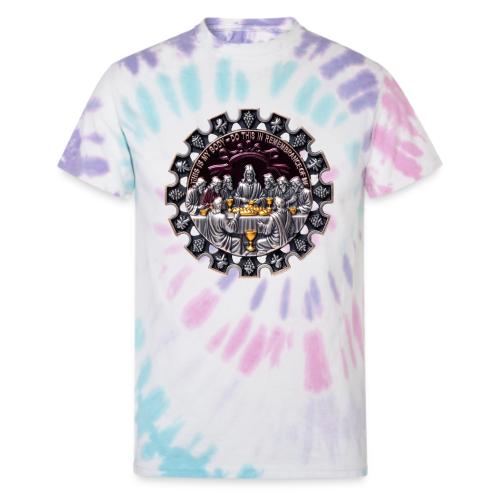Last Supper Communion T Shirt, Faith Gift - Unisex Tie Dye T-Shirt
